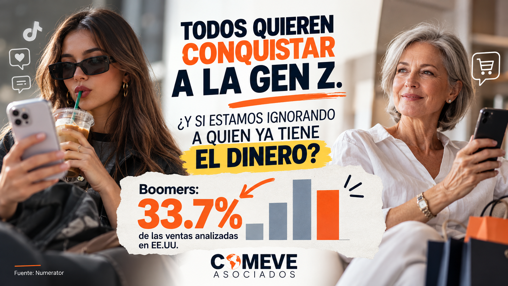 Gen Z vs. Boomers: ¿Quién compra más?