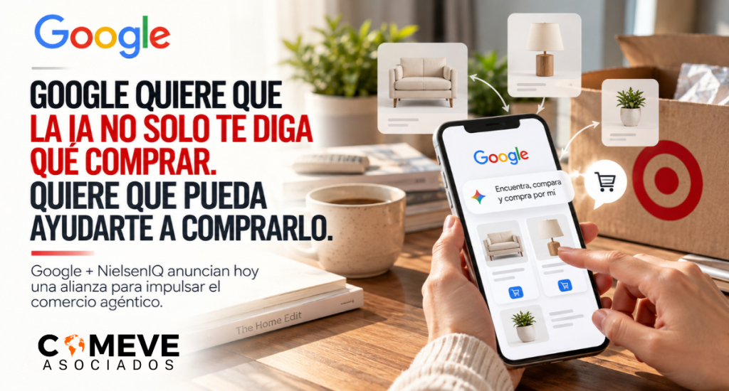 Google y NielsenIQ preparan una nueva forma de comprar: ¿qué pasa cuando la IA empieza a elegir productos?